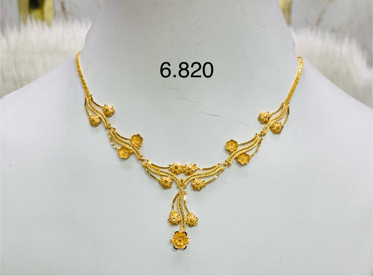 Short regular necklace 069