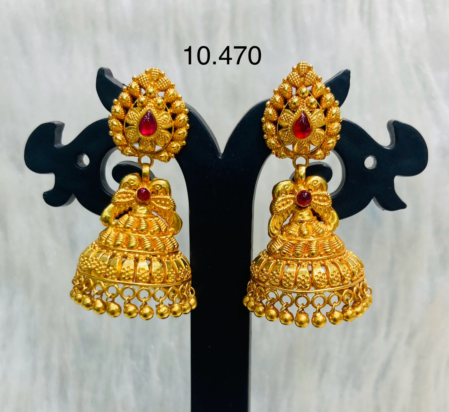 Temple Jhumka 004