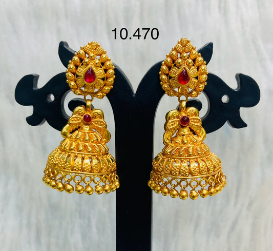 Temple Jhumka 004