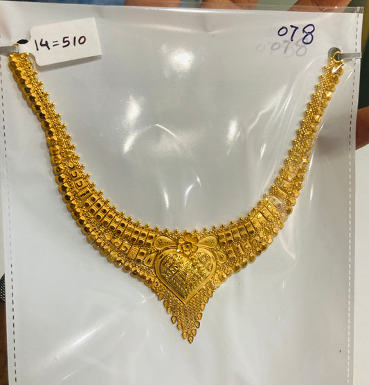Short regular necklace 078