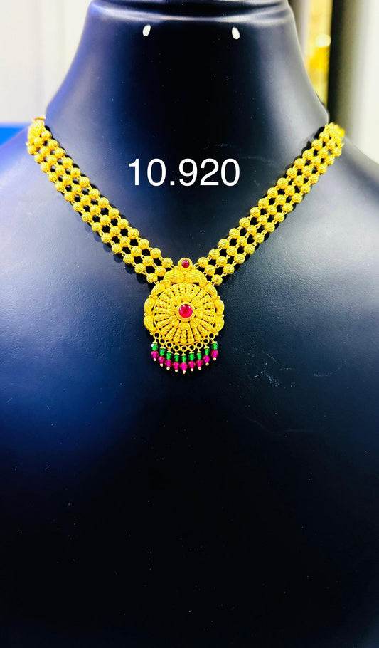 Temple Short Necklace 028