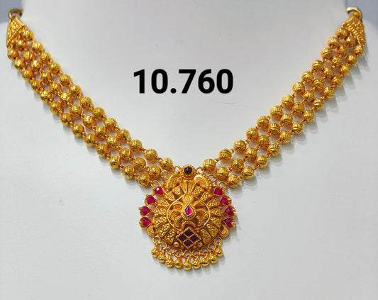 Temple short necklace 114