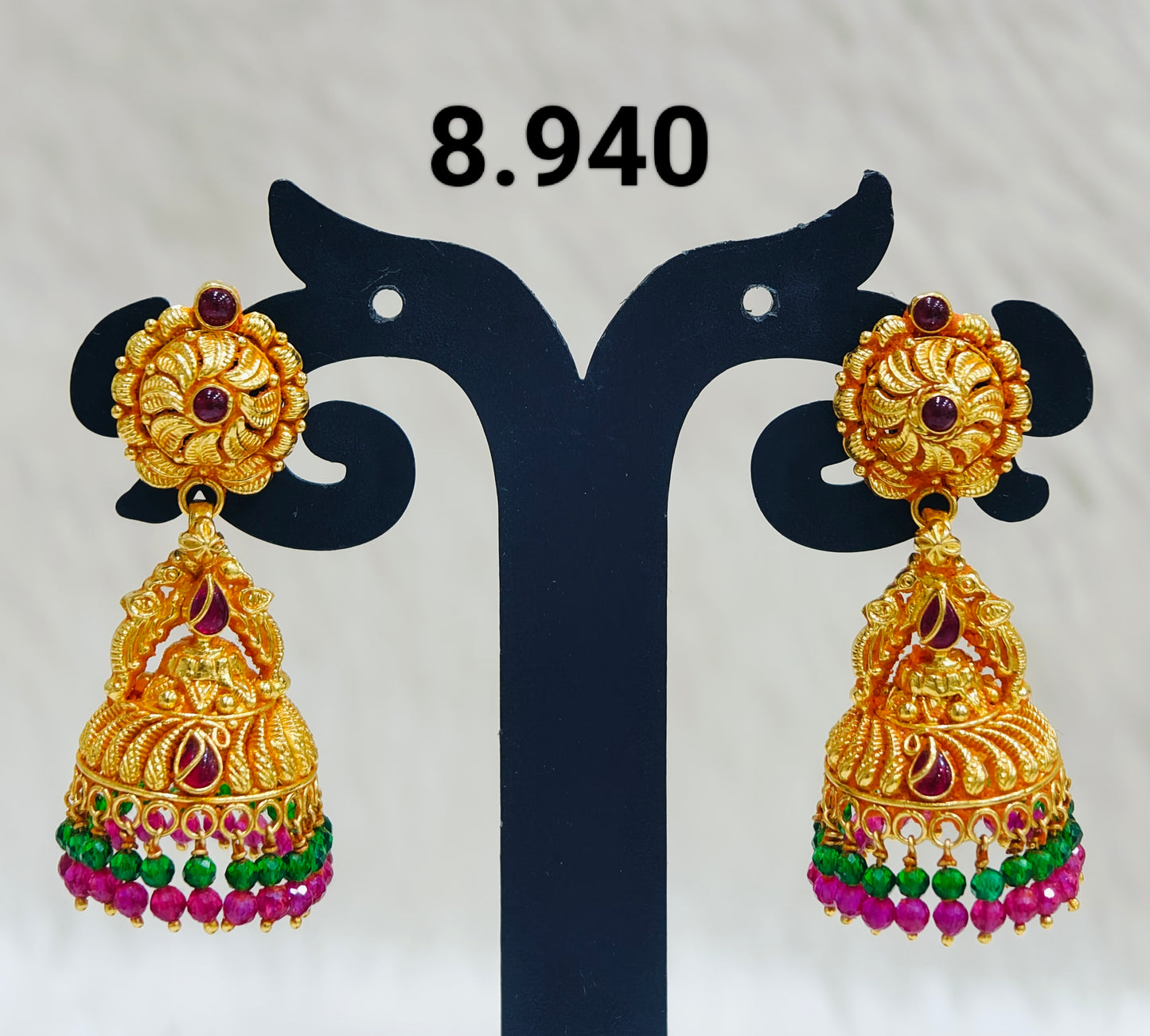 Temple jhumka 045