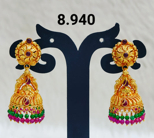 Temple jhumka 045