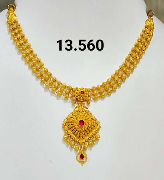 Temple short necklace 086
