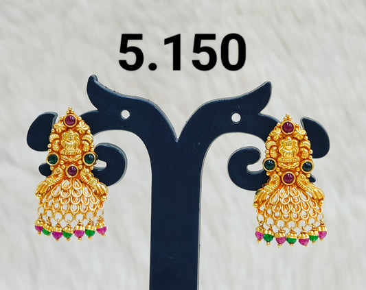 Temple jhumka 043
