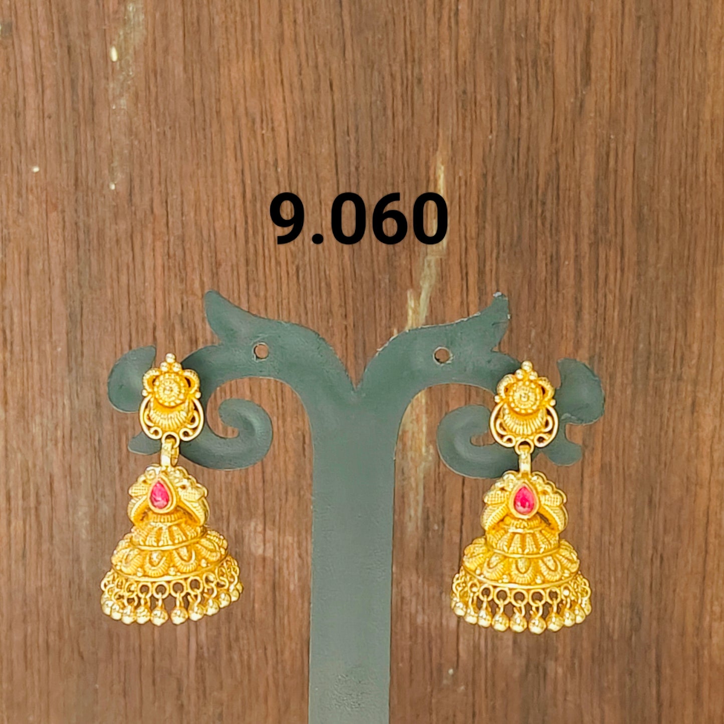 Temple jhumka 041