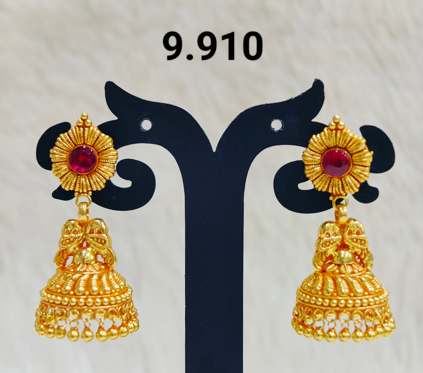 Temple jhumka 046