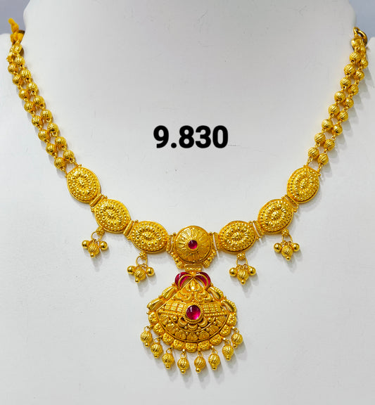 Temple short necklace 108