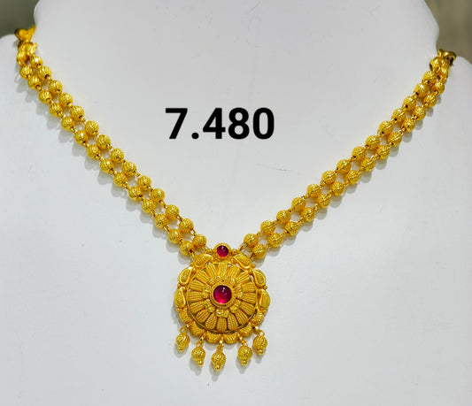 Temple short necklace 080